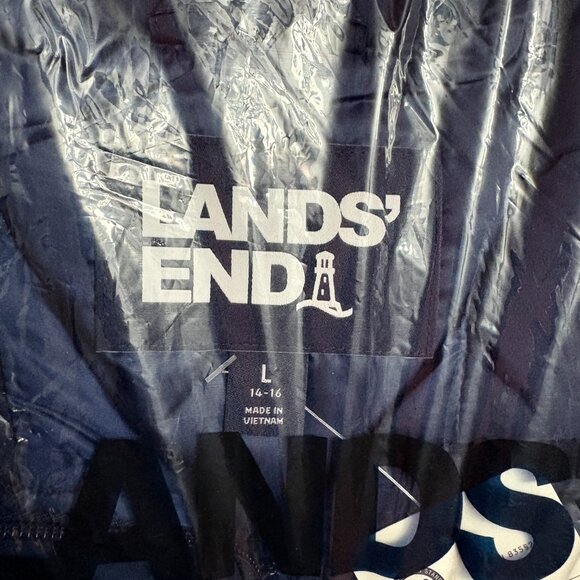 Lands' End Women's Wanderweight Packable Down Vest - Size: Large - NWT - Picture 6 of 9